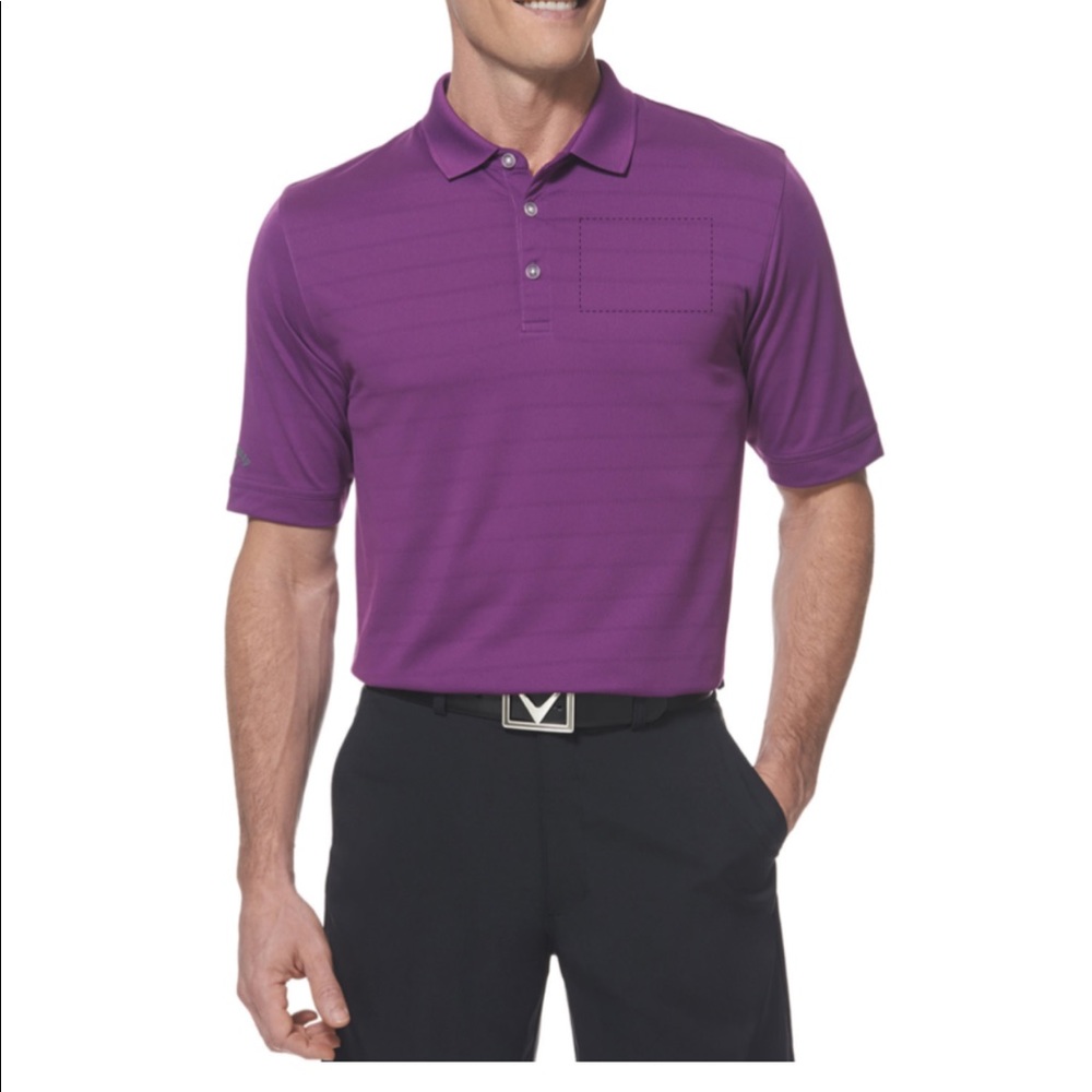 Callaway CGM451 Purple Magic Men’s Opti-vent Polo